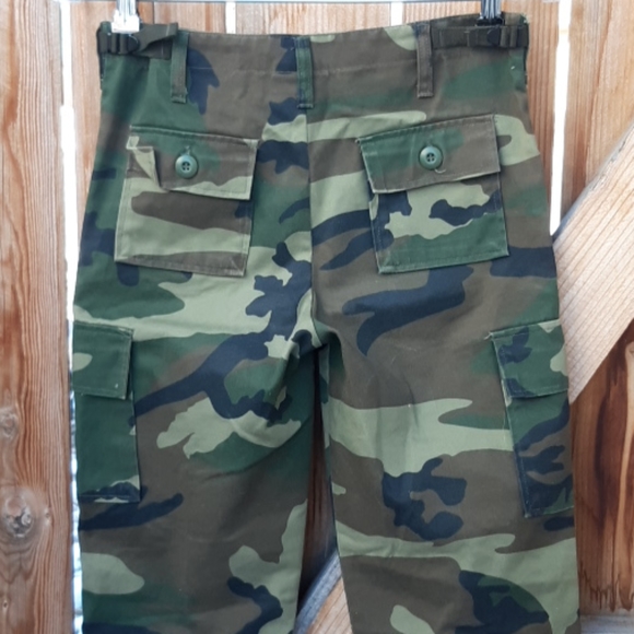 Vintage high rise camo cargo army pants xs - Picture 3 of 6